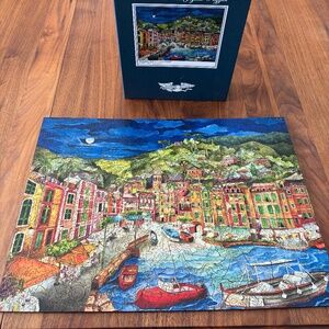 LIBERTY PUZZLES Classic Wooden Jigsaw Puzzles Portofino, Italy 630 pieces